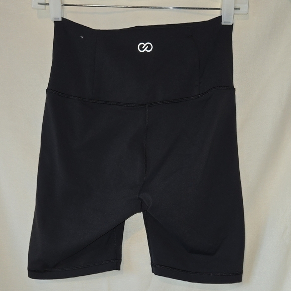 CALIA by Carrie Underwood Black Bike Shorts High-Waisted Stretch - Picture 6 of 6